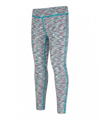 Kayleigh Kids Space Dye Leggings Mint $12.53 Active