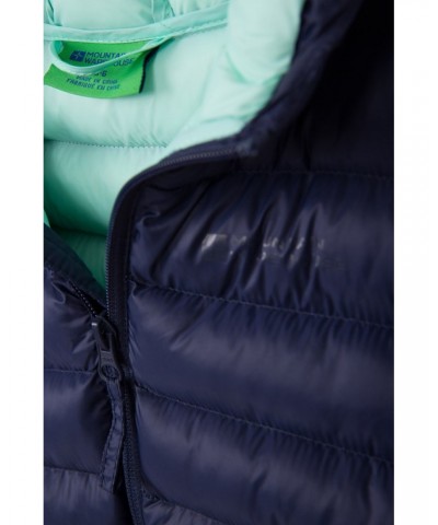 Florence Kids Longline Insulated Jacket Navy $34.44 Jackets