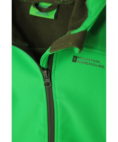 Exodus Kids Water Resistant Softshell Bright Green $13.53 Jackets