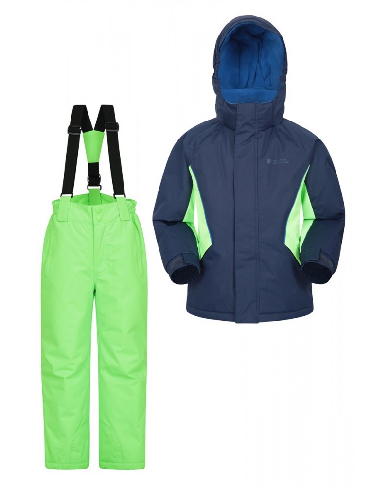 Kids Ski Jacket and Pant Set Navy $35.74 Jackets