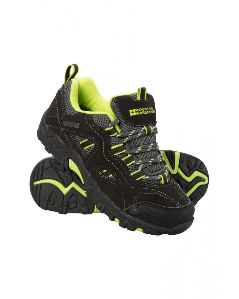 Stampede Kids Waterproof Hiking Shoes Lime $27.99 Footwear