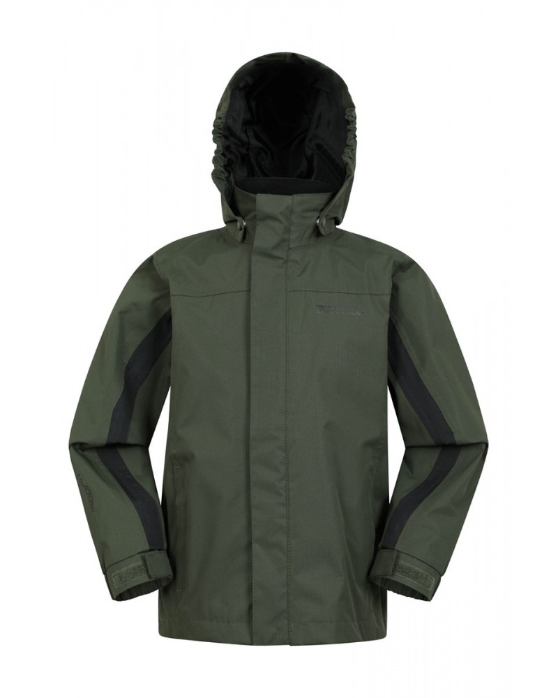 Samson II Kids Waterproof Jacket Khaki $22.50 Jackets