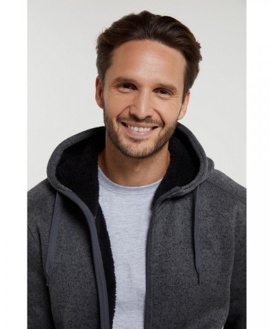 Nevis II Mens Fur Lined Hoodie Black $35.00 Tops