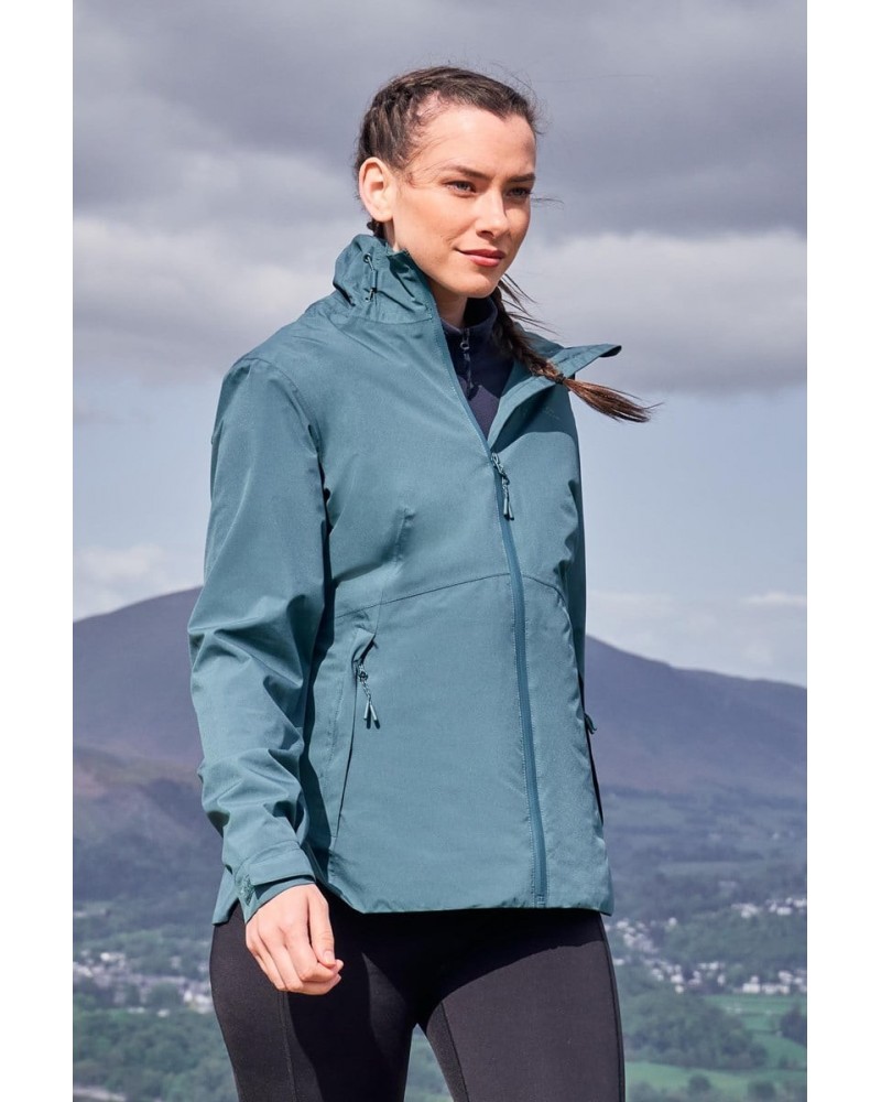 Vancouver II Womens Waterproof Jacket Teal $24.00 Jackets