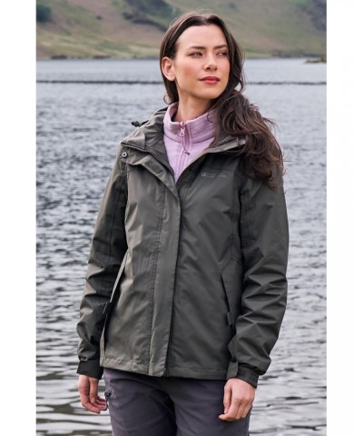 Storm Womens Waterproof 3 in 1 Jacket Khaki $59.39 Jackets