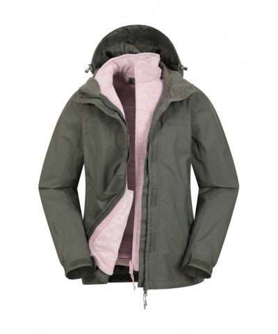 Storm Womens Waterproof 3 in 1 Jacket Khaki $59.39 Jackets