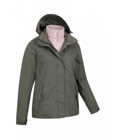 Storm Womens Waterproof 3 in 1 Jacket Khaki $59.39 Jackets