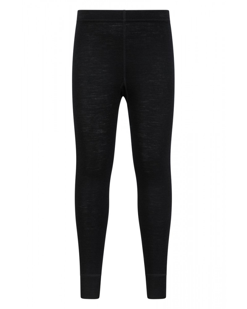 Merino Kids II Base Layer Pants Black $18.47 Base Layers