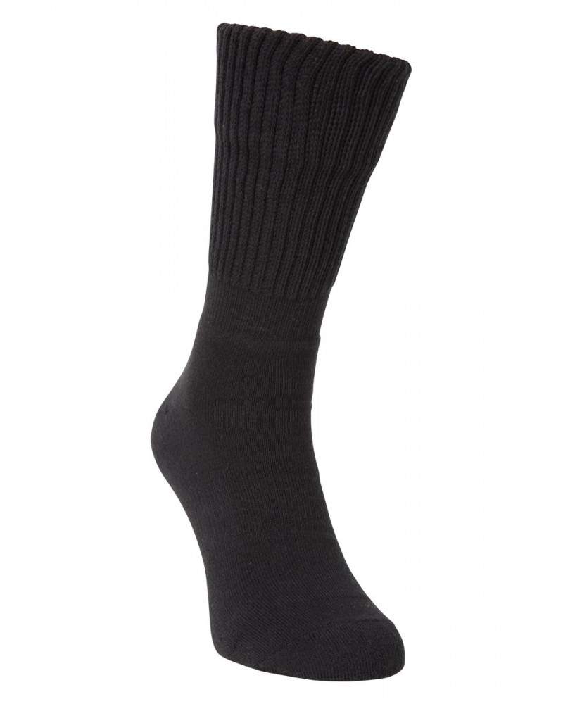 Double Layer Anti-Chafe Mid-Calf Hiking Socks Black $12.41 Accessories