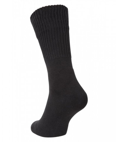 Double Layer Anti-Chafe Mid-Calf Hiking Socks Black $12.41 Accessories