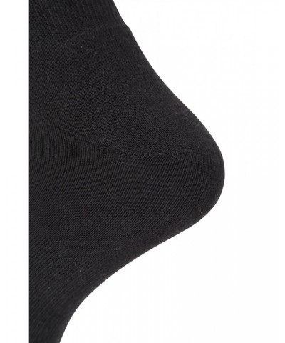 Double Layer Anti-Chafe Mid-Calf Hiking Socks Black $12.41 Accessories