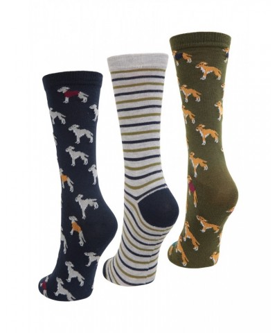 Dog Mens Recycled Socks Multipack Navy $12.50 Accessories