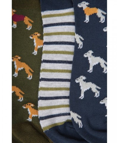 Dog Mens Recycled Socks Multipack Navy $12.50 Accessories