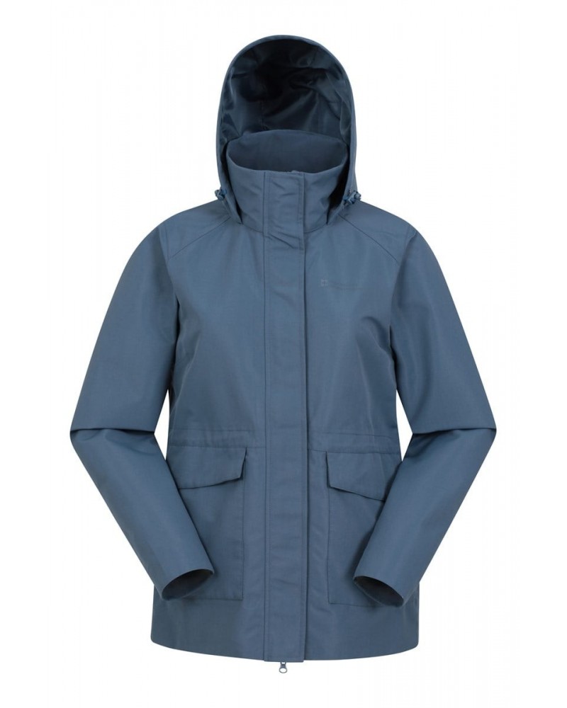 Birch Womens Waterproof Jacket Navy $30.00 Jackets