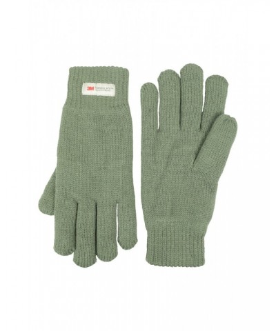 Thinsulate Womens Knitted Gloves Green $12.74 Accessories