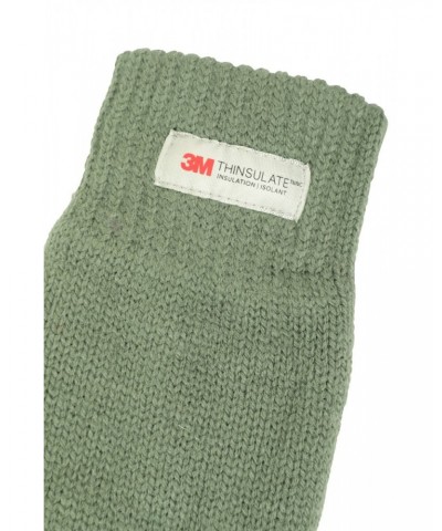 Thinsulate Womens Knitted Gloves Green $12.74 Accessories