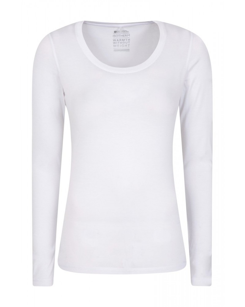 Keep The Heat Womens Thermal Top White $17.99 Thermals