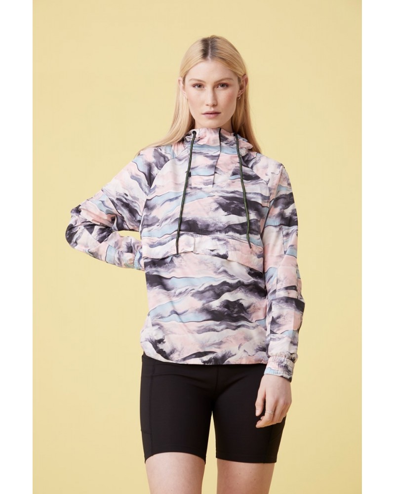 Sneaker Womens Half-Zip Jacket Blush $24.08 Jackets