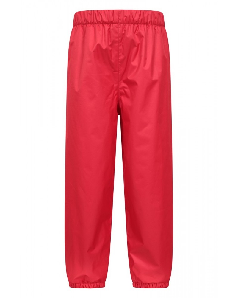 Waterproof Fleece Lined Kids Pants Red $16.50 Pants