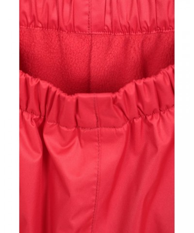 Waterproof Fleece Lined Kids Pants Red $16.50 Pants