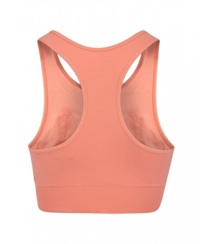 Longline Anti-chafe Seamless Bra Peach $9.00 Tops