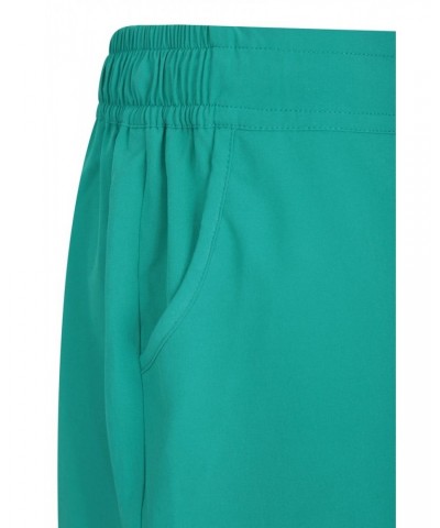 Womens Stretch Board Shorts Teal $13.86 Pants