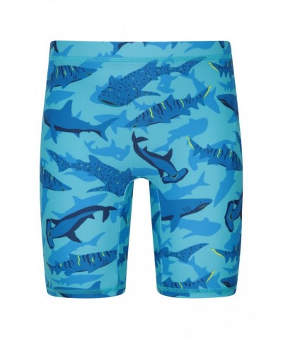 Printed Kids Rash Guard and Shorts Blue $14.99 Tops