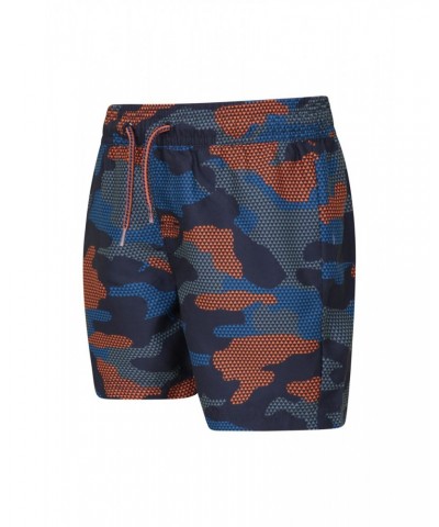 Patterned Kids Boardshorts Navy $9.51 Pants