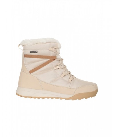 Leisure II Womens Snow Boots Beige $36.00 Footwear