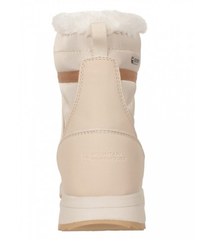 Leisure II Womens Snow Boots Beige $36.00 Footwear