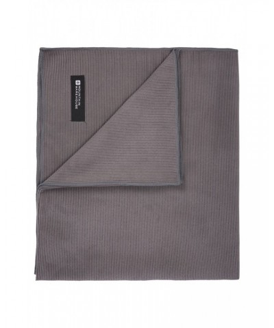 Giant Ribbed Towel - 150 x 85cm Charcoal $15.18 Travel Accessories