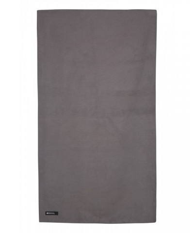 Giant Ribbed Towel - 150 x 85cm Charcoal $15.18 Travel Accessories