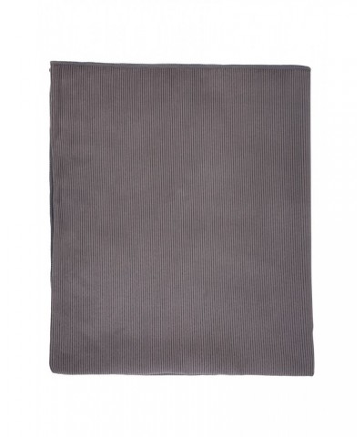 Giant Ribbed Towel - 150 x 85cm Charcoal $15.18 Travel Accessories