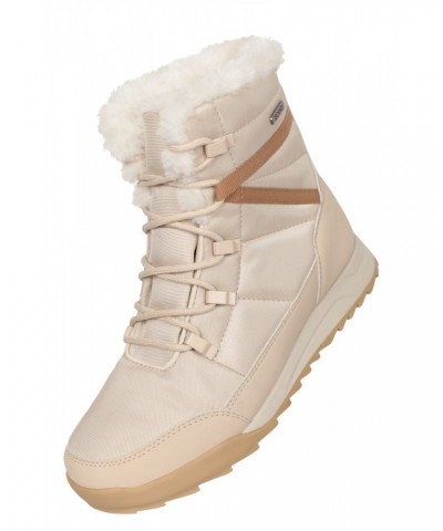 Leisure II Womens Snow Boots Beige $36.00 Footwear