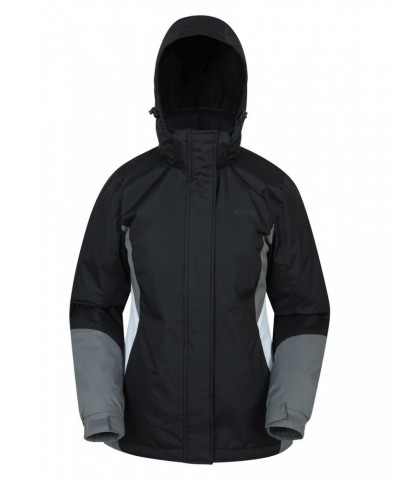 Moon Womens Ski Jacket Black $27.14 Jackets