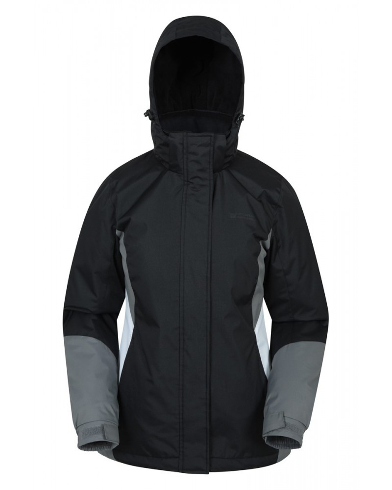 Moon Womens Ski Jacket Black $27.14 Jackets