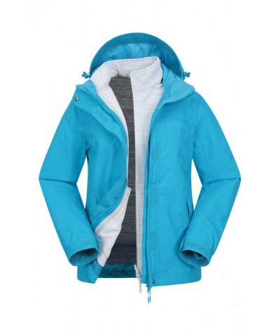 Storm Womens Waterproof 3 in 1 Jacket Blue $56.09 Jackets