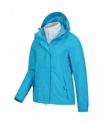 Storm Womens Waterproof 3 in 1 Jacket Blue $56.09 Jackets