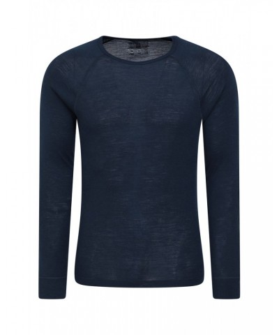 Merino Mens Base Layer Top Multipack Navy $33.79 Thermals