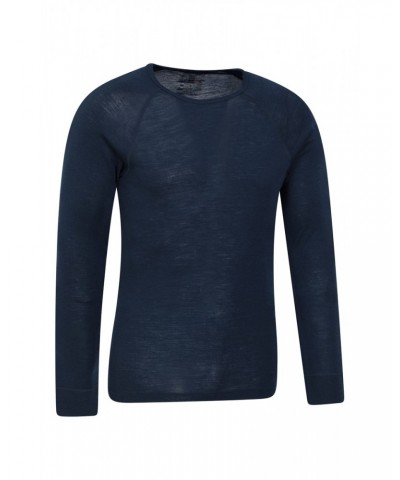 Merino Mens Base Layer Top Multipack Navy $33.79 Thermals