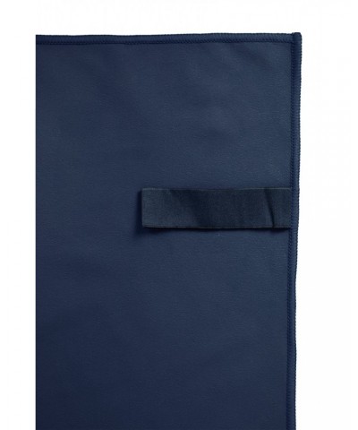 Microfibre Travel Towel - Large - 130 x 70cm Navy $11.19 Travel Accessories