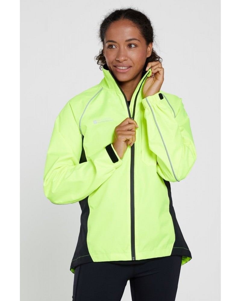 Adrenaline Womens Waterproof Iso-Viz Jacket Yellow $32.99 Active