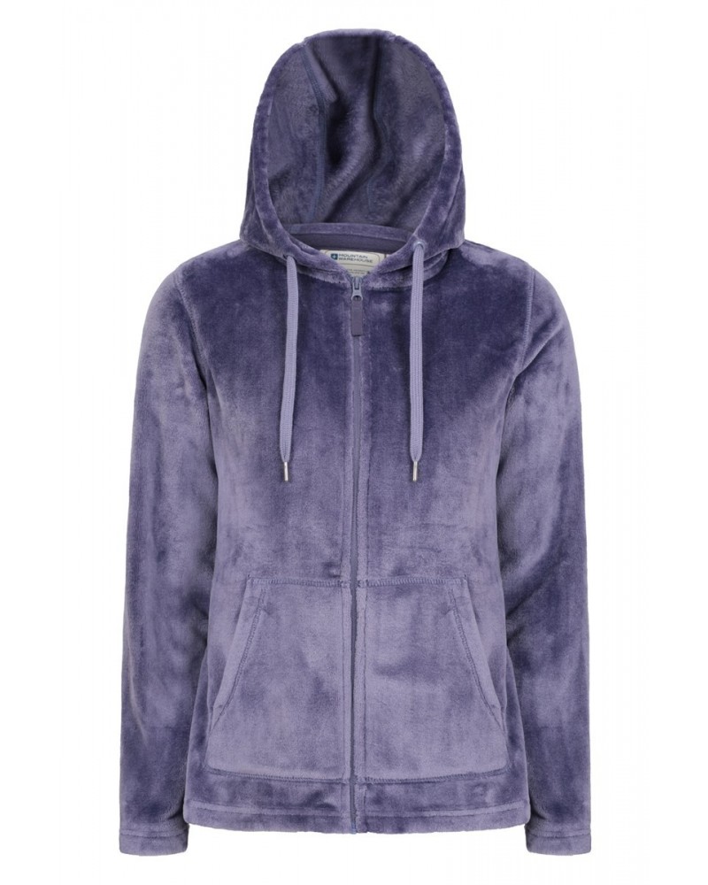 Snaggle Womens Hooded Fleece Blue $14.50 Loungewear