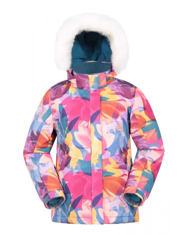 Extreme Kids Printed Ski Jacket Flower $26.10 Jackets