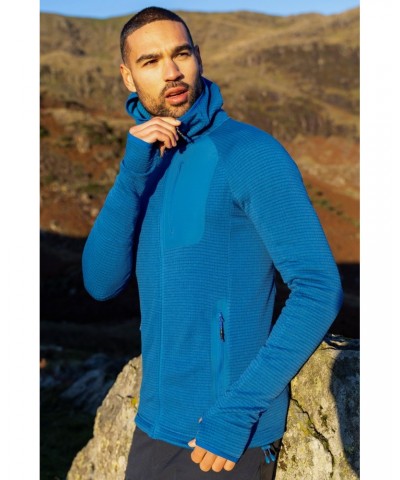 Ultra Crevasse Mens Power Grid™ Fleece Blue $45.64 Fleece