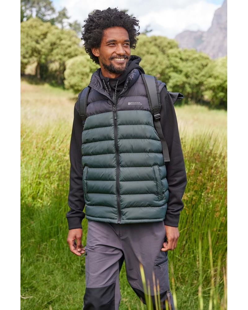 Seasons Mens Insulated Vest Dark Green $16.17 Jackets