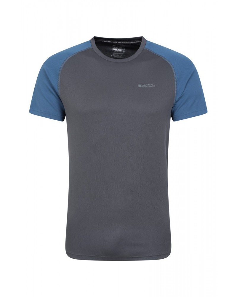 Endurance Isocool Mens Active T-Shirt Charcoal $12.74 Active