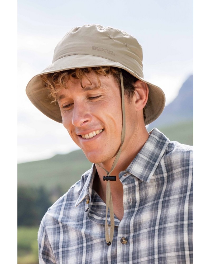 IsoDry Mens Bucket Hat Beige $12.74 Accessories