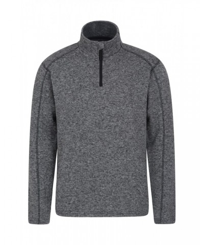 Idris Mens Half-Zip Fleece Grey $16.00 Fleece