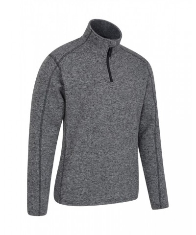 Idris Mens Half-Zip Fleece Grey $16.00 Fleece